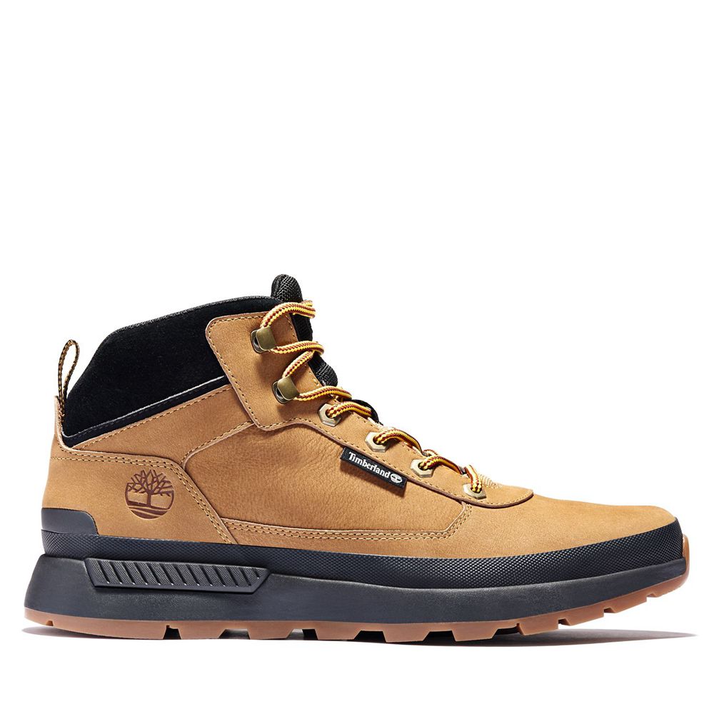 Timberland Αθλητικα Παπουτσια Ανδρικα Καφε/Μαυρα - Field Trekker Mid Boots - Greece 9813724-MZ